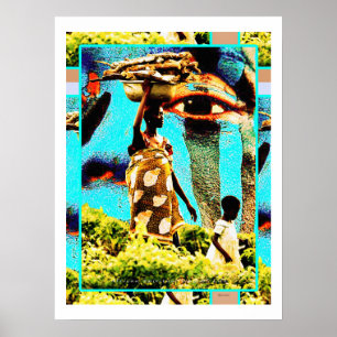 African Spiritual Way of Life – Mother & Daughter Poster