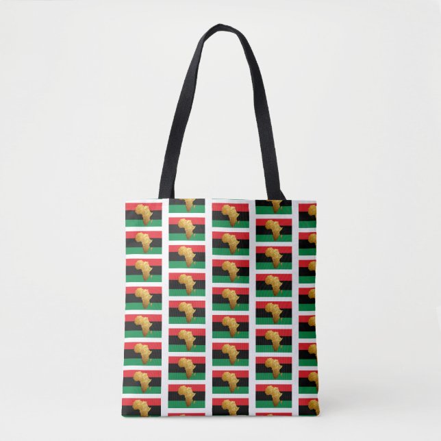 "African State of Mind" Tote Bag (Front)