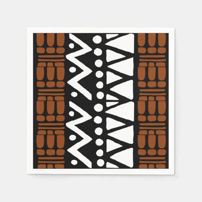 African Style Afrocentric Napkins (Front)