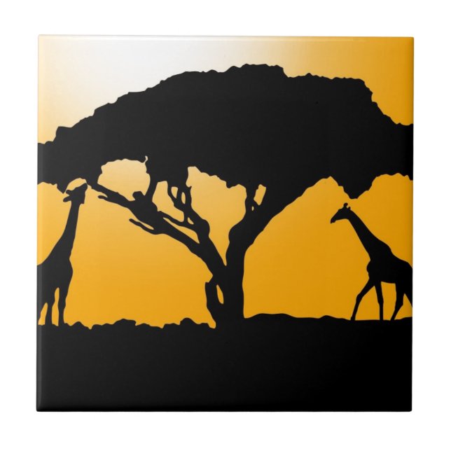 African Style Ceramic Tile (Front)