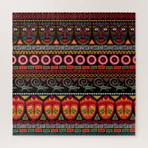 African Style Decorative Pattern Delight Jigsaw Puzzle