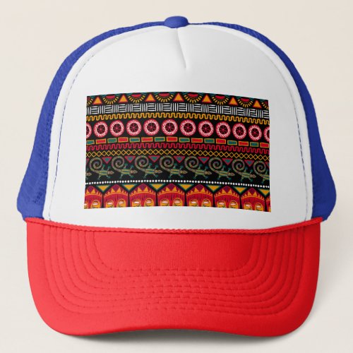 African Style Decorative Pattern Delight Trucker Hat