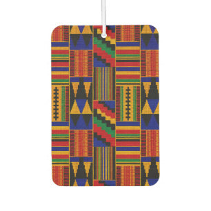 African Style Kente Cloth Air Freshener