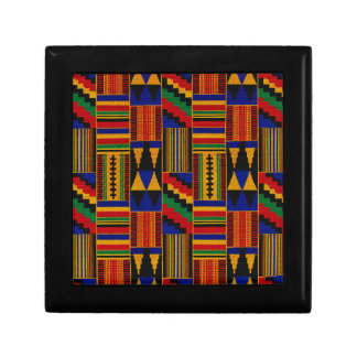 African Style Kente Cloth Gift Box