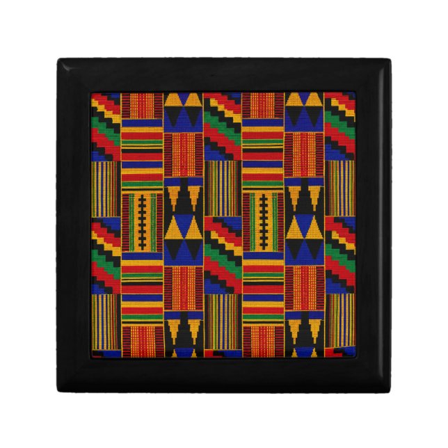 African Style Kente Cloth Gift Box (Front)