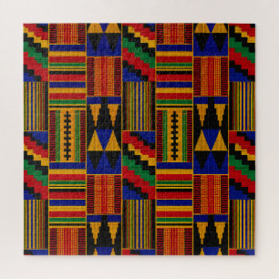 African Style Kente Cloth Jigsaw Puzzle