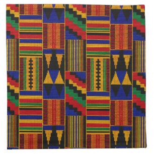 African Style Kente Cloth Napkin
