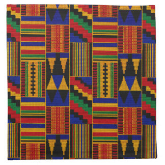 African Style Kente Cloth Napkin