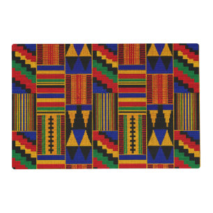 African Style Kente Cloth Placemat