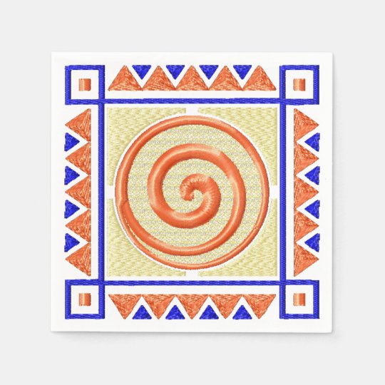 African Style Paper Napkins