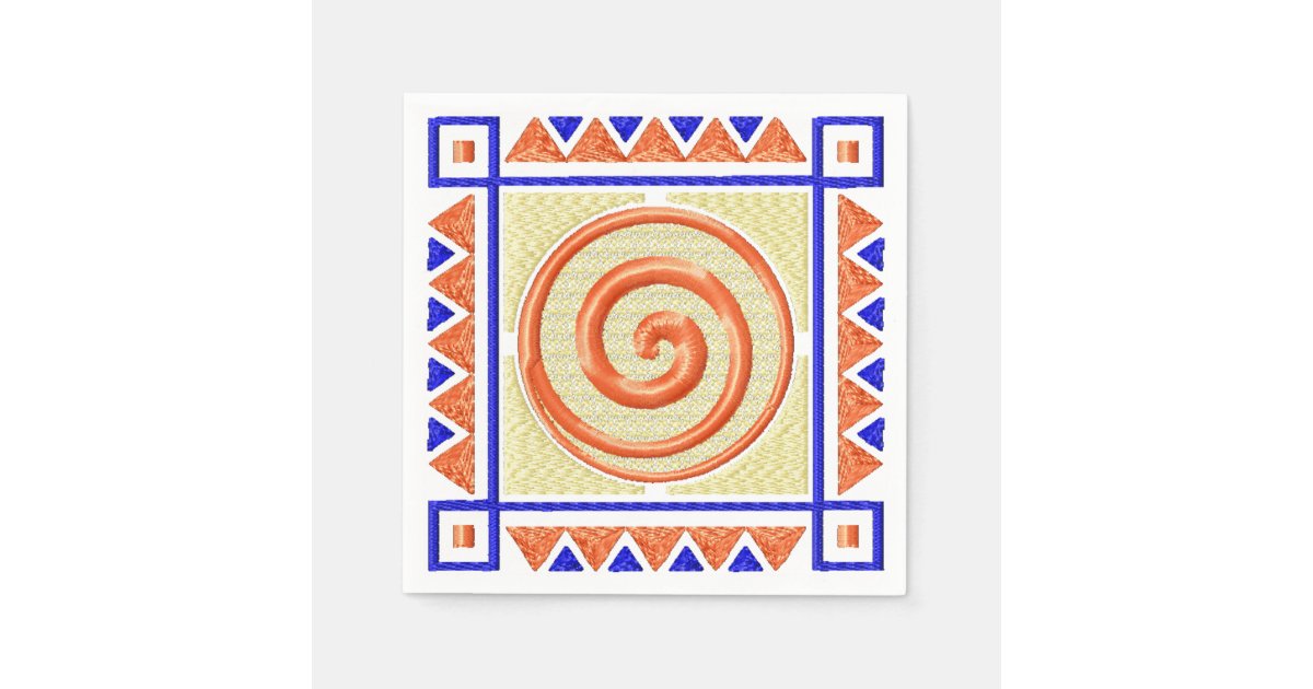 African Style Paper Napkins