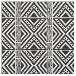 African Style Seamless Pattern. Black Color Fabric