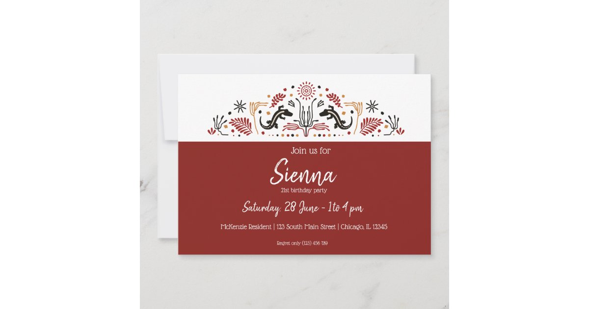 African Styles Invitation | Zazzle