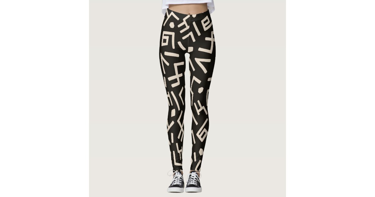 African Styles pattern Leggings | Zazzle