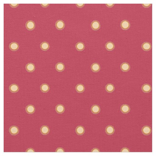 African Sunflower - Scarlet Gold - Fabric 