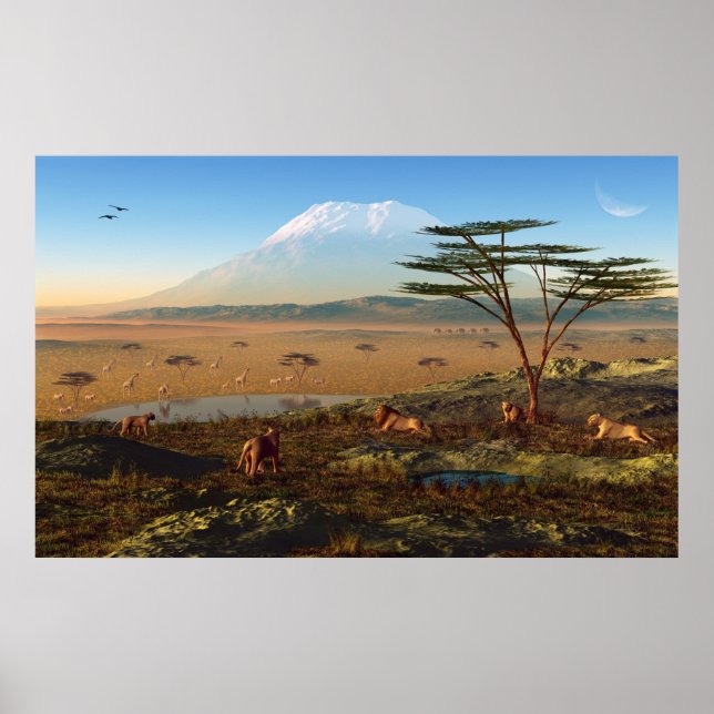 African Sunrise Poster (Front)