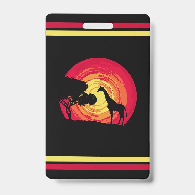 African sunset badge (Front)