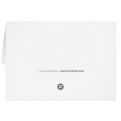 African Sunset Card (Back Horizontal)