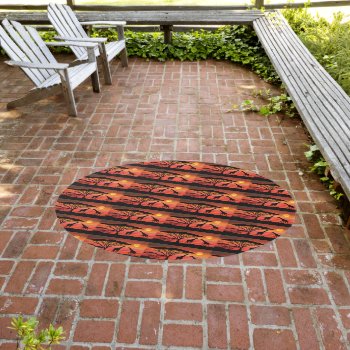 African Sunset Outdoor Rug by Incatneato at Zazzle