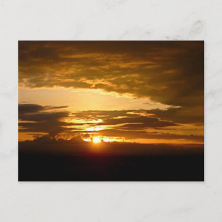 African Sunset Postcard