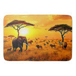 African Sunset Safari Majesty Design Bath Mat
