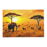 African Sunset Safari Majesty Design Placemat