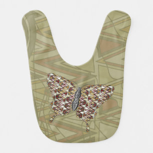 African Swallowtail Baby Bib
