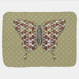African Swallowtail Baby Blanket