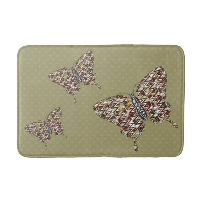 African Swallowtail Bath Mat (Front)
