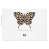 African Swallowtail Card (Back Horizontal)