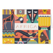 African Symbolic Art Collage (Front Horizontal)