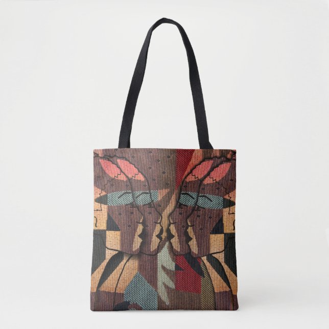African Tapestry Tote Bag (Front)