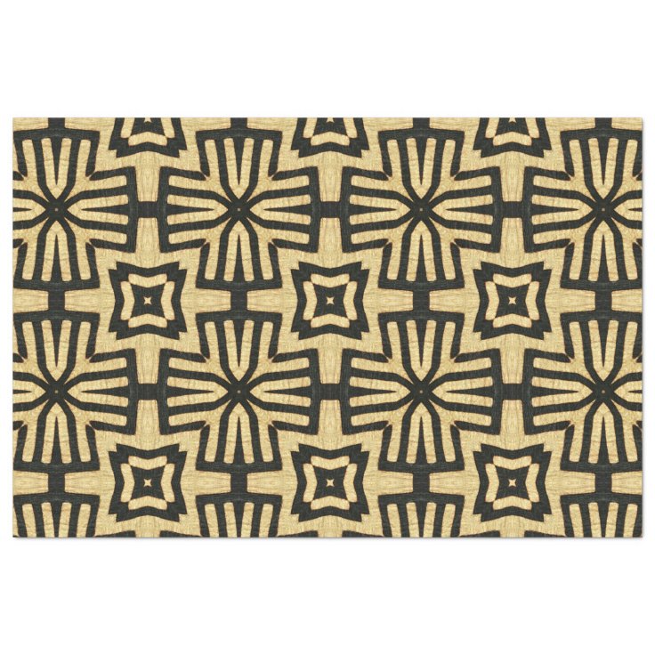 African Textile Decoupage Paper Zazzle