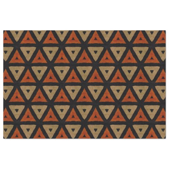 African Textile Decoupage Paper