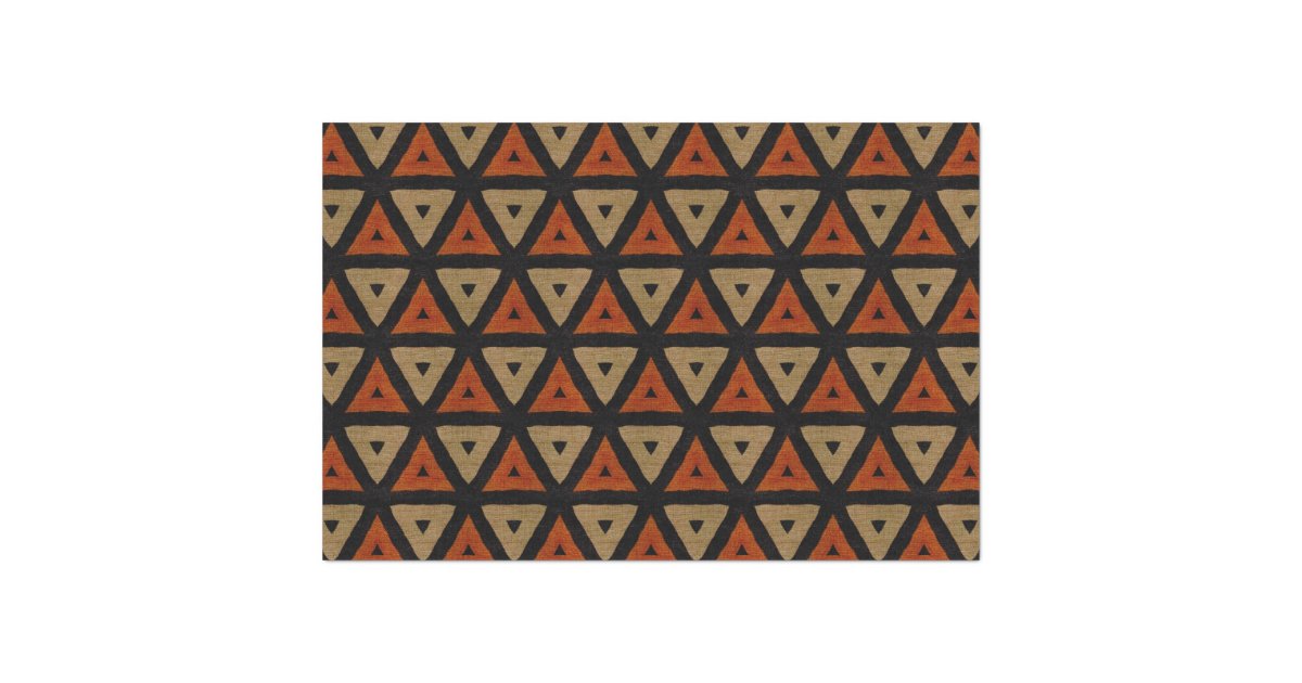 African Textile Decoupage Paper Zazzle