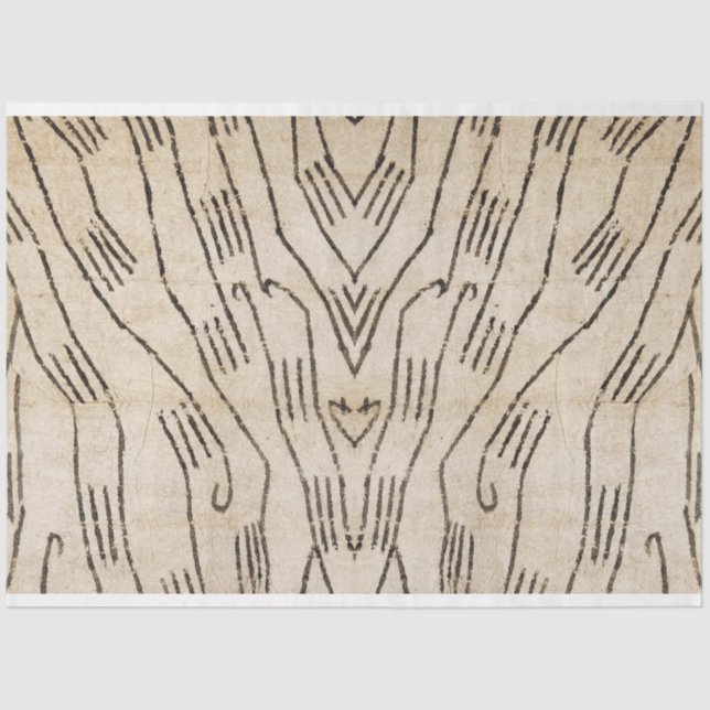 African Textile Furniture Decoupage Paper (Front)