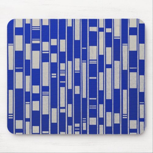 African Textile Inspired Abstract _ V2 Mouse Pad