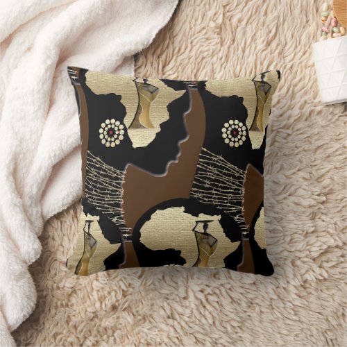 African  throw pillow