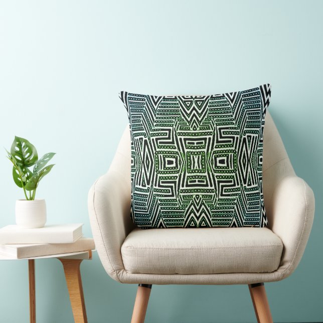 African Throw Pillow (Chair)