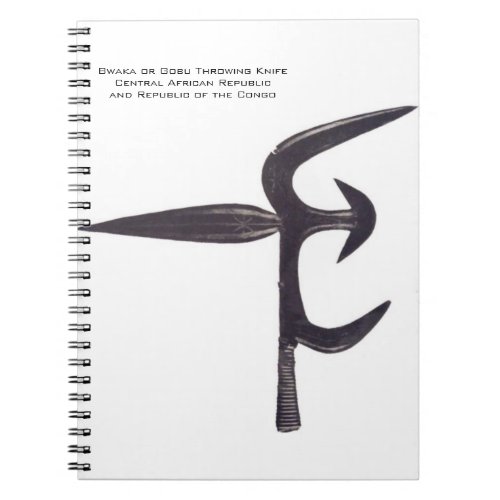 African Throwing Knife Design Notebook
