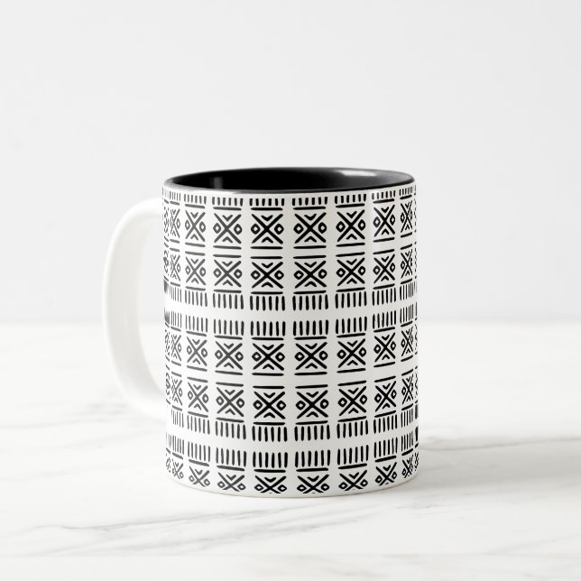 African Tic Tac Toe-Coffee Mug (Front Left)