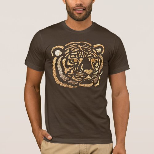 African Tiger Motif APPAREL T_Shirt