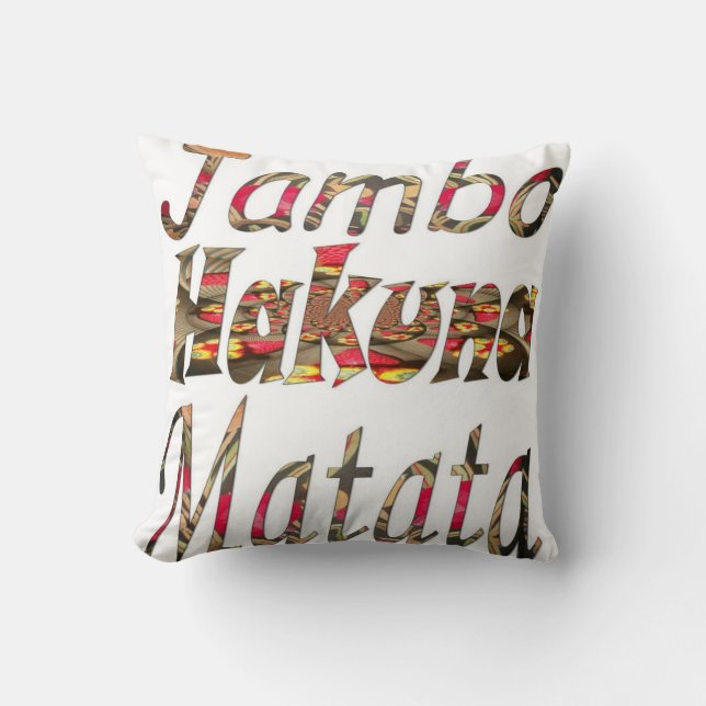 African Traditional color Pillow (Front)