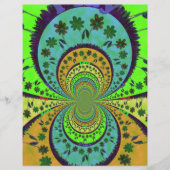 African Traditional Colors Kaleidoscope Floral Art (Front)