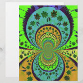 African Traditional Colors Kaleidoscope Floral Art (Front/Back)