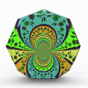 African Traditional Colors Kaleidoscope Floral Art Award