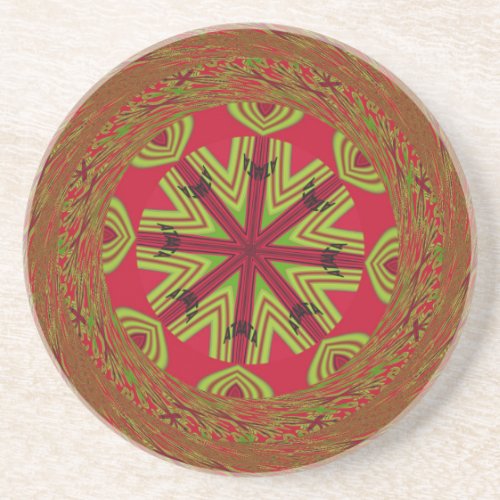 African Traditional Design Drink Coaster