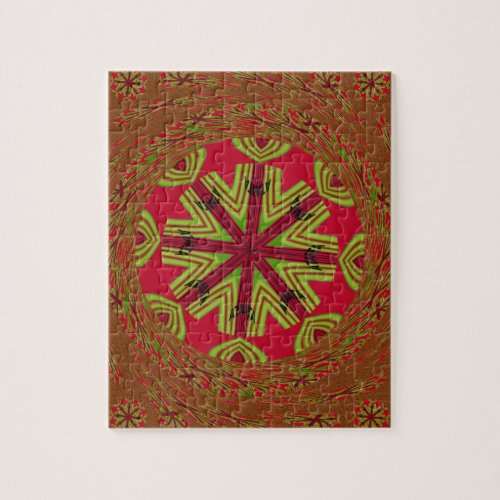 African Traditional Design Jigsaw Puzzle