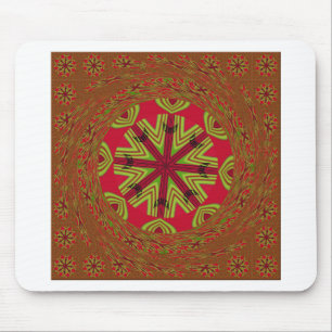African Traditional Design Mouse Pad