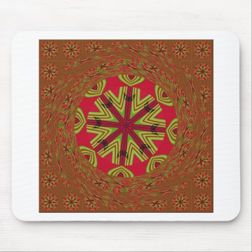 African Traditional Design Mouse Pad
